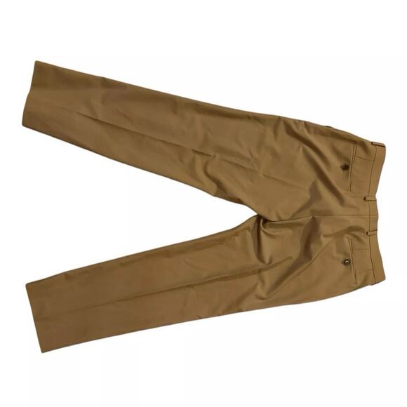 Vintage Polo Ralph Lauren Men's Stretch Slim Fit Pants - 34x30- Khaki Nice - Picture 2 of 4